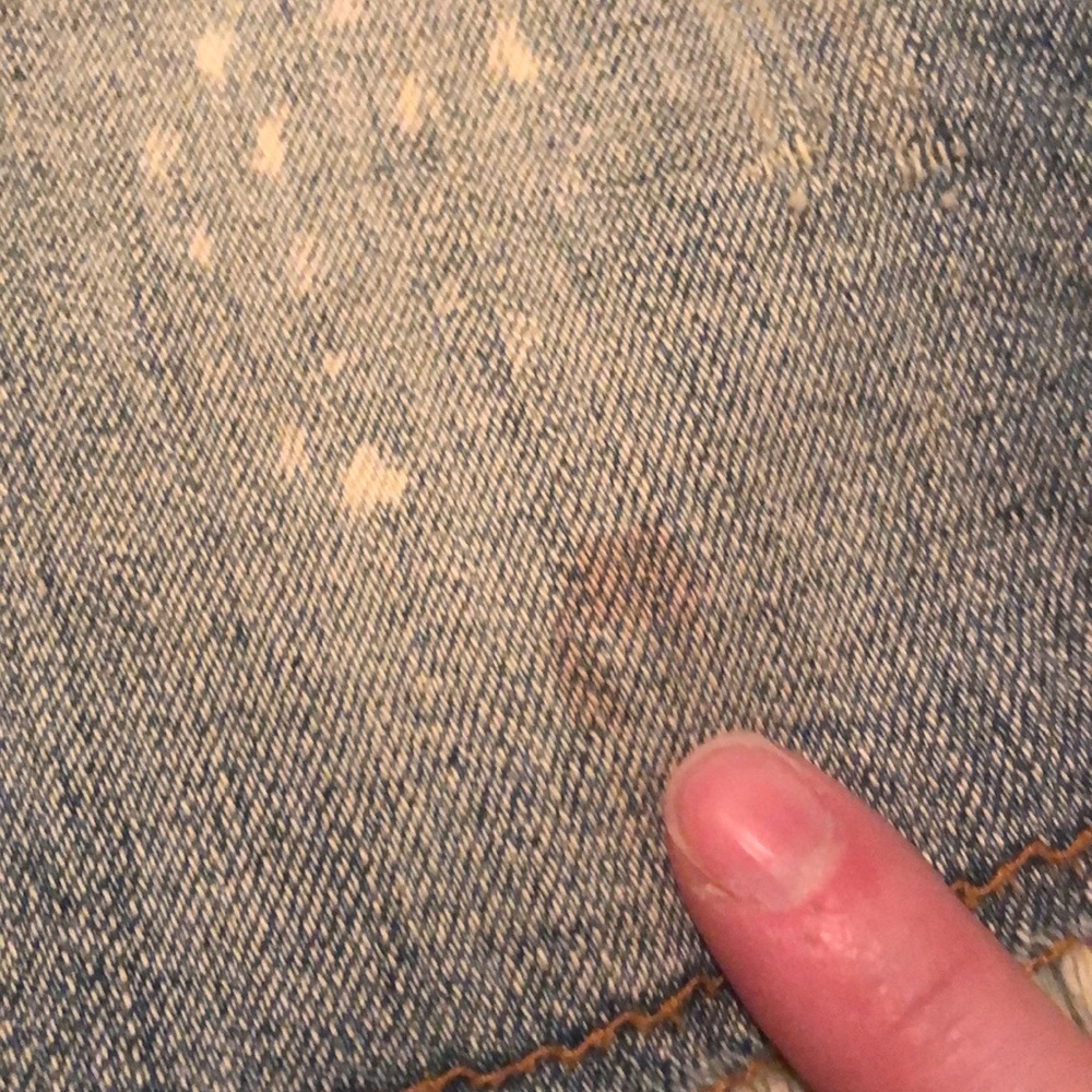 Y2K 2000s Denim Jean Mini Skirt Sexy Baddie - Picture 4 of 5